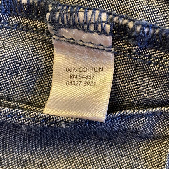 NWT CJ Banks AVG 20W Blue Jean Skirt style 8921 - Picture 6 of 7